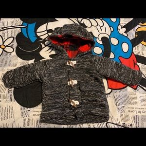 Carter’s Black and White Toggle Jacket